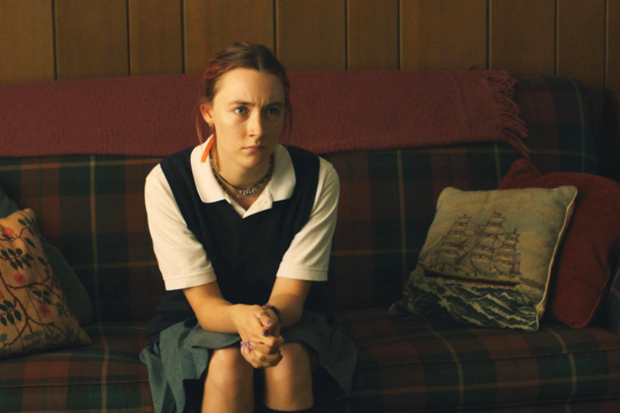 Saoirse Ronan stars as Christine 'Lady Bird' McPherson in A24's Lady Bird (2017)