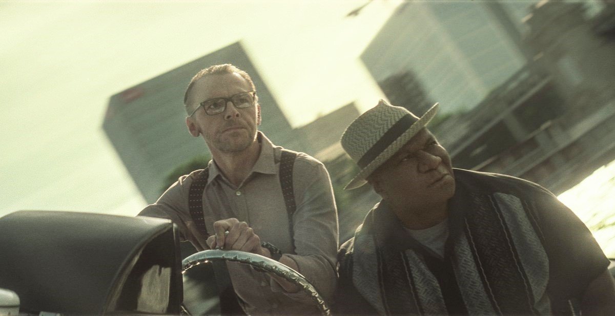 Simon Pegg stars as Benji Dunn and Ving Rhames stars as Luther Stickell in Paramount Pictures' Mission: Impossible - Fallout (2018)
