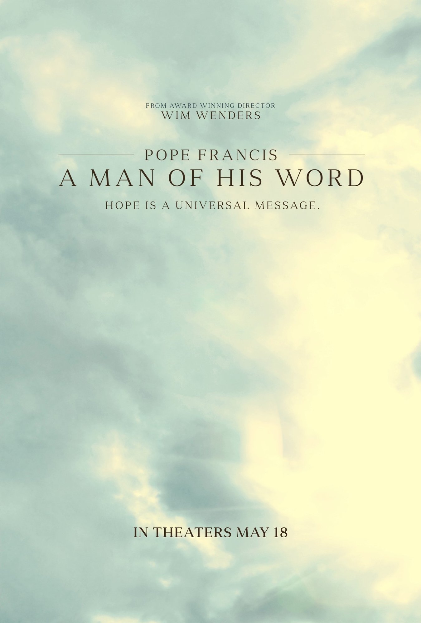 Poster of Focus Features' Pope Francis - A Man of His Word (2018)