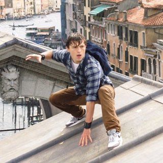 Tom Holland stars as Peter Parker/Spider-Man in Sony Pictures' Spider-Man: Far From Home (2019)
