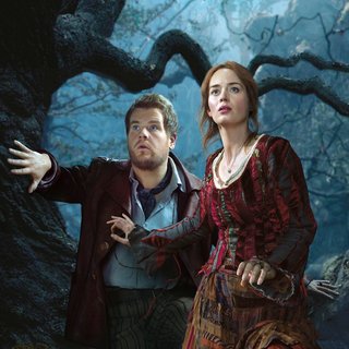 James Corden stars as The Baker and Emily Blunt stars as The Baker's Wife in Walt Disney Pictures' Into the Woods (2014)