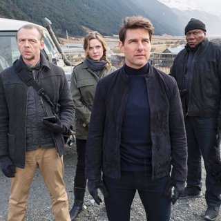 Simon Pegg, Rebecca Ferguson, Tom Cruise and Ving Rhames in Paramount Pictures' Mission: Impossible - Fallout (2018)