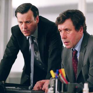 RUPERT GRAVES as Dominic and STEPHEN REA as Finch in Warner Bros. Pictures' action thriller 