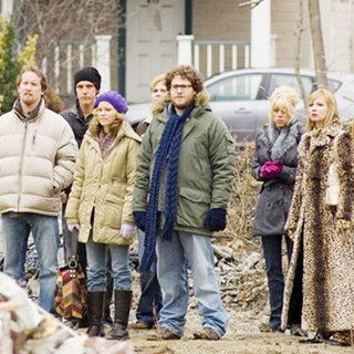 Jeff Anderson, Jason Mewes, Elizabeth Banks, Ricky Mabe, Seth Rogen, Katie Morgan, Traci Lords and Craig Robinson in The Weinstein Company's Zack and Miri Make a Porno (2008)