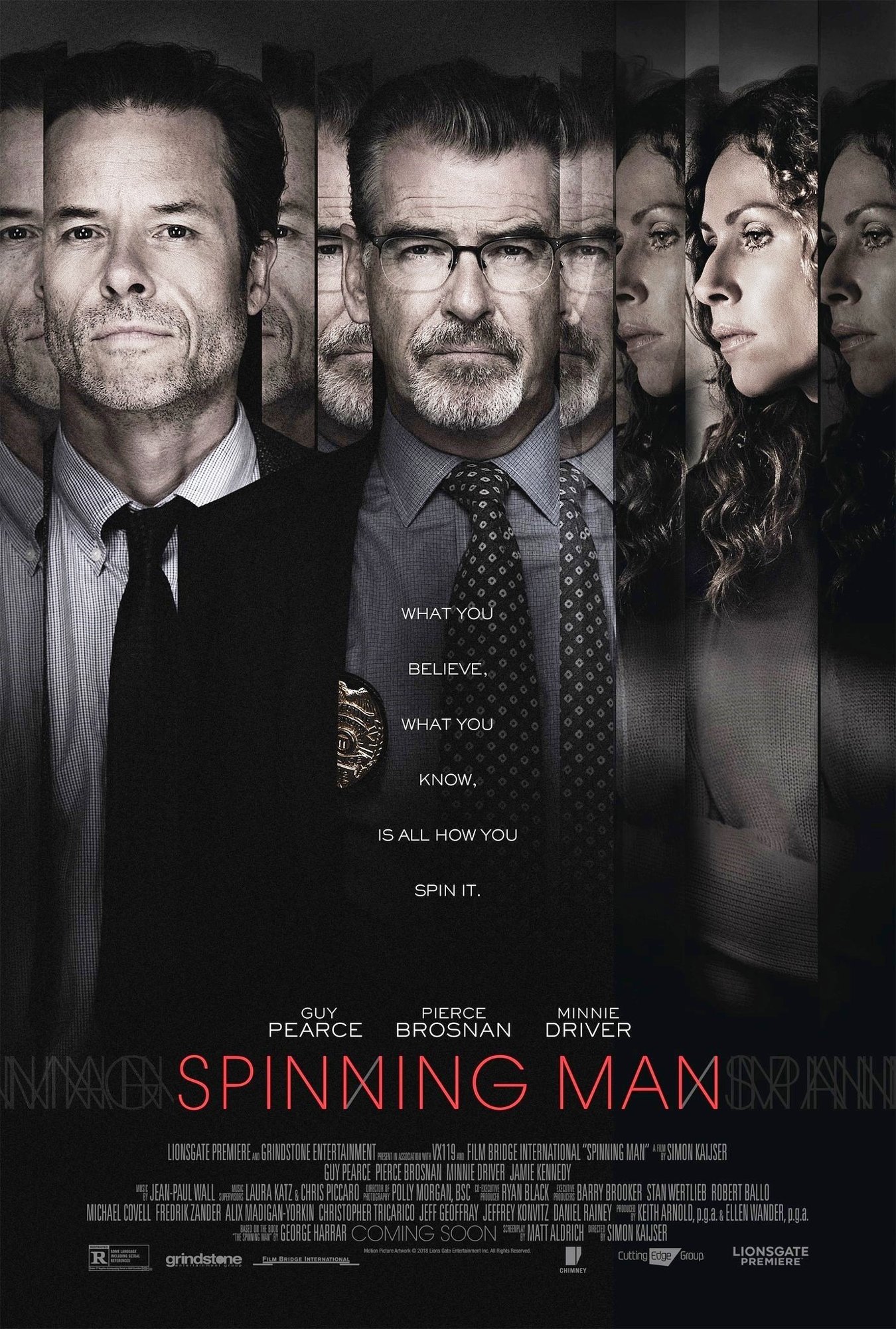 Poster of Film Bridge International's Spinning Man (2018)