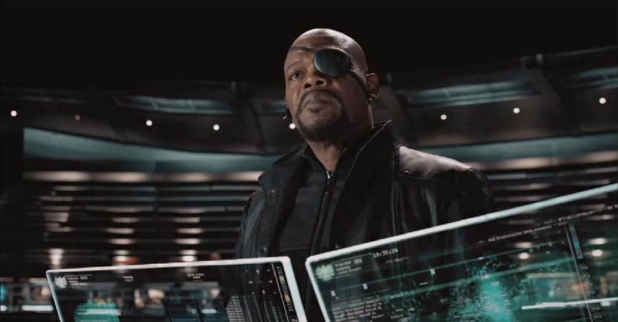Samuel L. Jackson stars as Nick Fury in Walt Disney Pictures' The Avengers (2012)