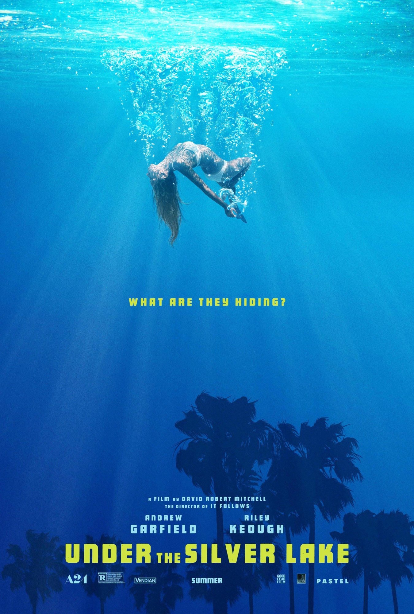 Poster of A24's Under the Silver Lake (2018)