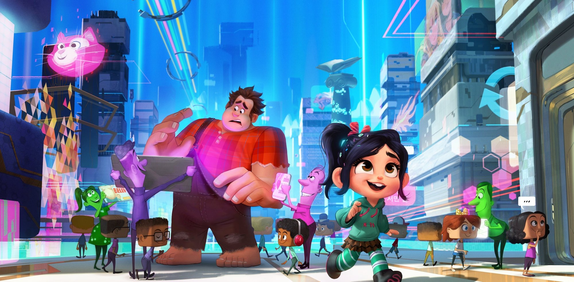 Ralph and Vanellope in Walt Disney Pictures' Ralph Breaks the Internet (2018)