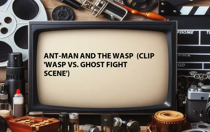 Ant-Man and the Wasp  (Clip 'Wasp vs. Ghost Fight Scene')