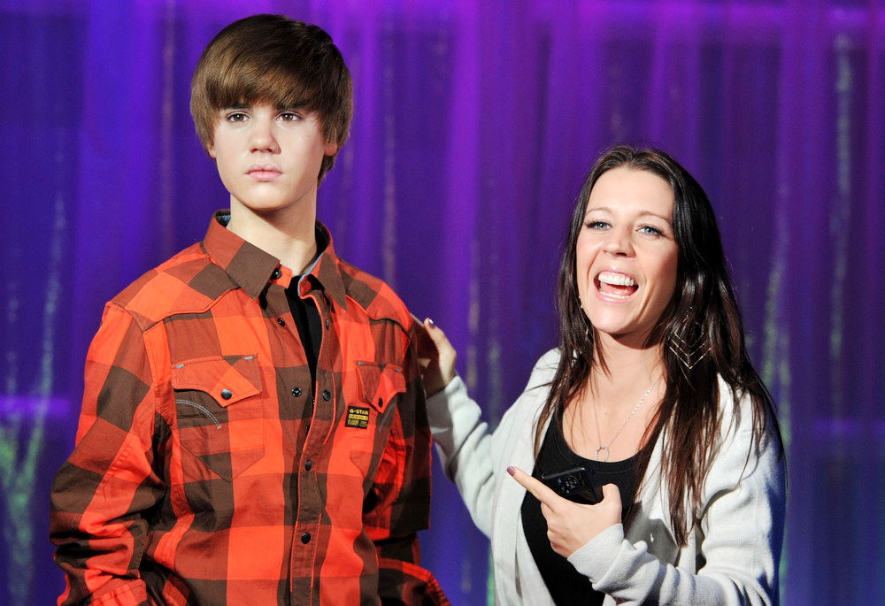 justin bieber waxwork london. Justin Bieber, Pattie Lynn