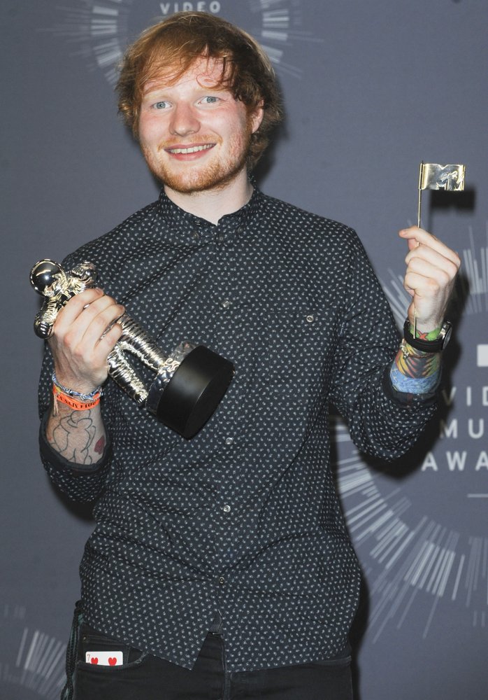 ed sheeran Picture 226 2014 MTV Video Music Awards Press Room