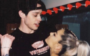 Pete Davidson Hits Back at Fan for Criticizing Ariana Grande's Latest Tribute to His Late Father
