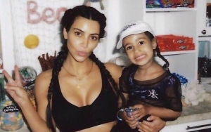 Kim Kardashian Is Slammed for Sitting Separately From North During Lunch, But She Has a Reason