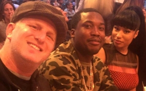 Meek Mill Disses Michael Rapaport With This Photo, but Gets Slammed for Cropping Out Nicki Minaj