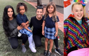 Pics: Kim and Kourtney Kardashian's Daughters Excitedly Attend JoJo Siwa's Birthday Party