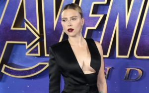 Scarlett Johansson Risks Nip Slip in Revealing Pantsuit at 'Avengers: Endgame' London Premiere