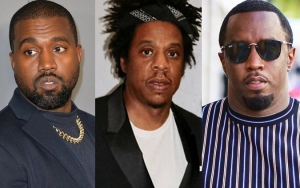 Kanye West and Jay-Z Shake Hands at Diddy's Birthday Party