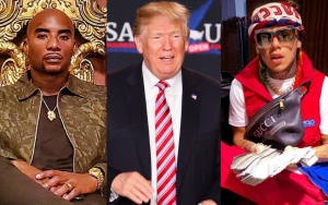 Charlamagne Tha God Reacts to Trump's Impeachment and 6ix9ine's Sentencing With Mashed-Up Pic