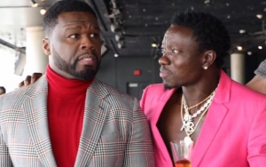 Watch: 50 Cent and Michael Blackson End Feud as Actor Pays Off Debt at Walk of Fame Ceremony