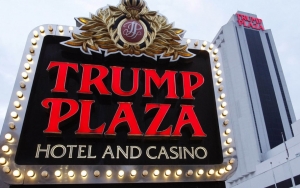 Crowd Cheering as Trump Plaza Hotel and Casino Is Demolished