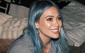 Pregnant Hilary Duff Insists Her New Blue Hair Has Nothing to Do With Baby's Gender