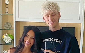 Megan Fox Packs on the PDA With Machine Gun Kelly During Surprise Appearance at Indy 500 Party