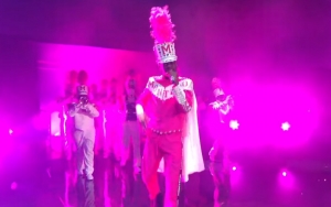MTV VMAs 2021: Lil Nas X Showering on Stage During 'Montero' Performance
