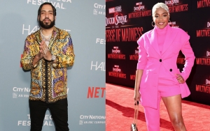 French Montana Refers to Tiffany Haddish as His Wife While Kissing Her on the Cheek at BET Awards