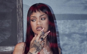 Rihanna Stuns in Black During Surprise Art Gallery Appearance Post-Giving Birth 