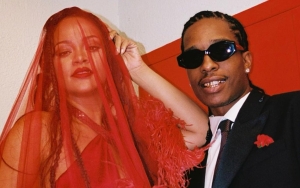 Rihanna Gets Shy as She Rocks Revealing Dress for A$AP Rocky's Birthday Party