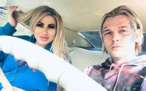 Aaron Carter's Baby Mama Melanie Martin Looks Inconsolable as She Cries Following His Death