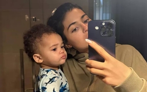Kylie Jenner Finally Reveals Face of Her and Travis Scott's Baby Boy, Announces His New Name