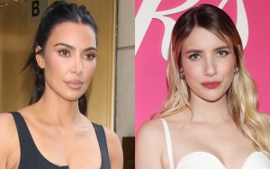 Kim Kardashian Spotted on 'American Horror Story' Set for First Time With Emma Roberts