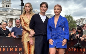 Emily Blunt Saved From Wardrobe Malfunction by Florence Pugh at 'Oppenheimer' Photocall