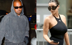 Barefoot Kanye West and Sheer Thong Bodysuit-Clad Bianca Censori Pack on PDA in Florence