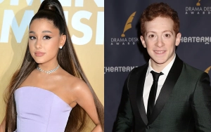 Ariana Grande Supports Beau Ethan Slater at Broadway Preview of His New Musical 'Spamalot'
