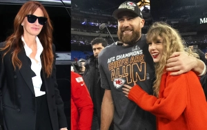 Julia Roberts Chats with Travis Kelce at Taylor Swift's 'Eras Tour'