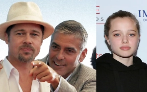 Brad Pitt Visits George Clooney in Italy as Daughter Shiloh Drops His Last  Name