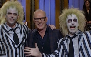 Michael Keaton Haunts 'SNL' With 'Beetlejuice' Monologue