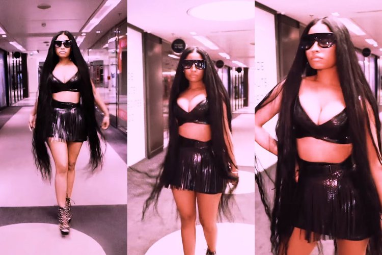 Nicki Minaj Flaunts Stunning Figure in 'Chun-Li' Selfie Music Video