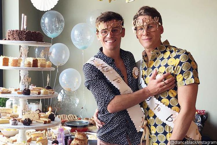 Dustin Lance Black and Tom Daley Throws Surprise Baby Shower - See Pics!