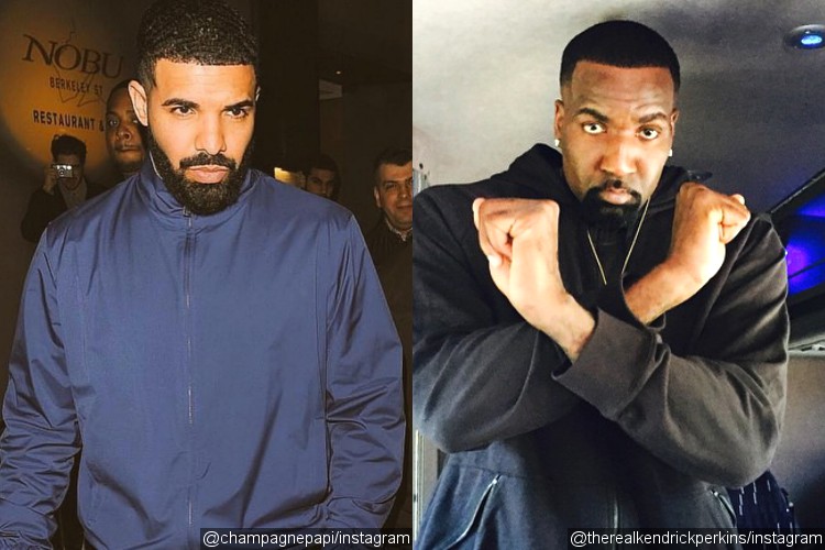 Video: Drake and Kendrick Perkins Get Into Heated Exchange During NBA Playoffs Game