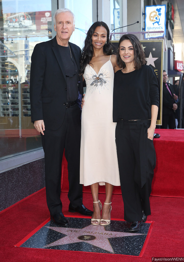 Zoe Saldana's Walk of Fame Ceremony