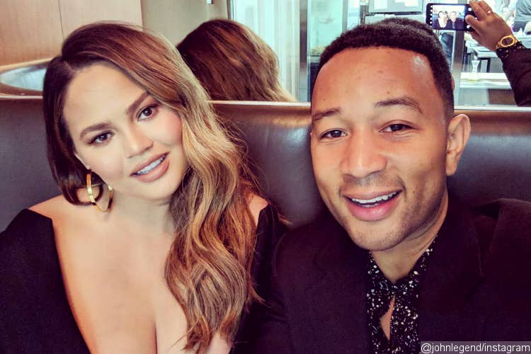Chrissy Teigen Flaunts Major Cleavage During First Post-Baby Date With John Legend