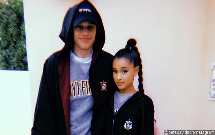 Pete Davidson Lovingly Teases Ariana Grande for Her Obsession Over 'Harry Potter'