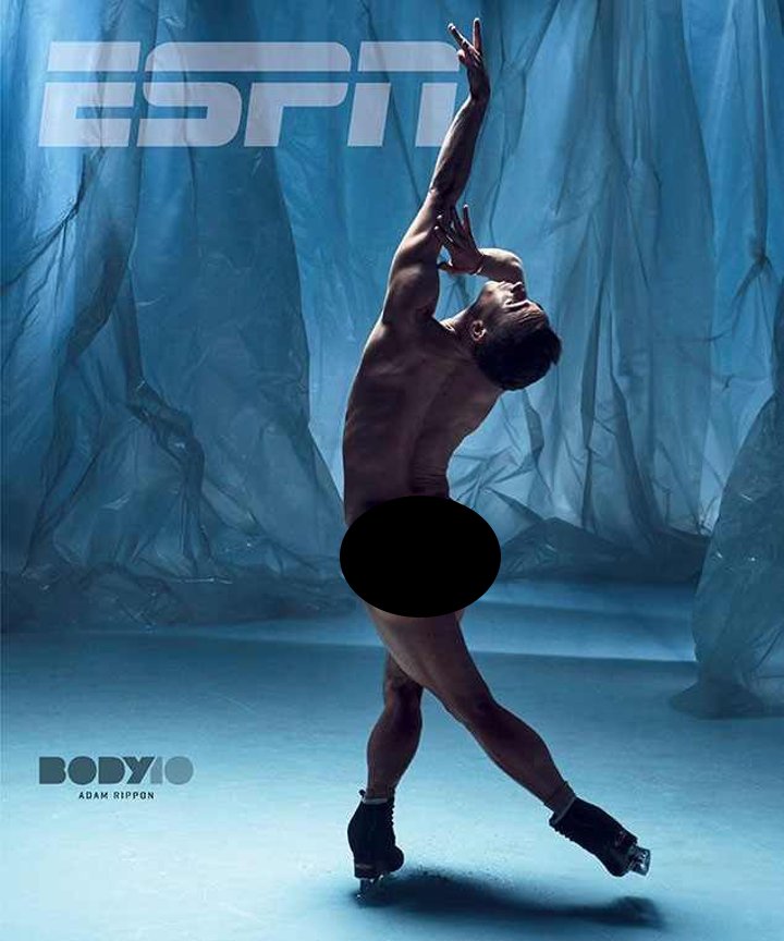 Adam Rippon Jerry Rice And More Athletes Go Fully Naked For Espn S 2018 Body Issue