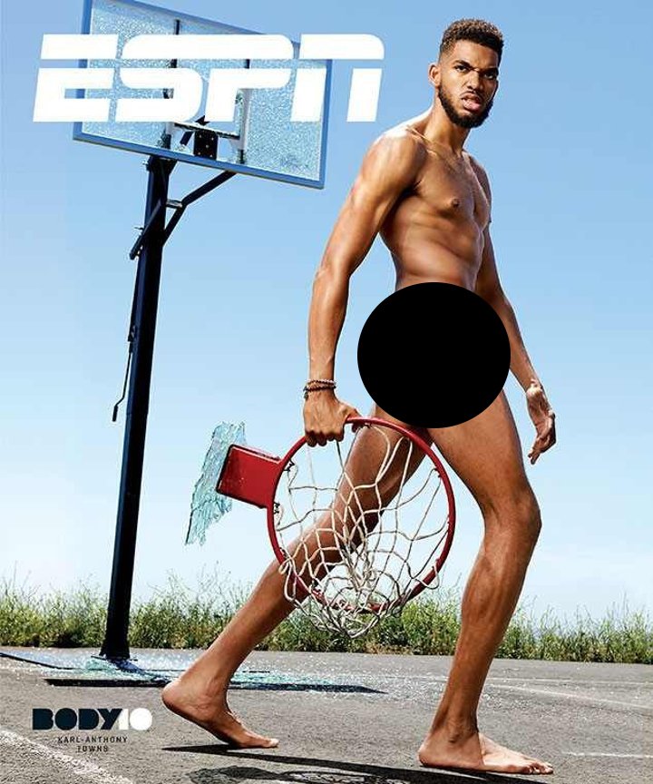 Karl-Anthony Towns on ESPN's 2018 Body Issue