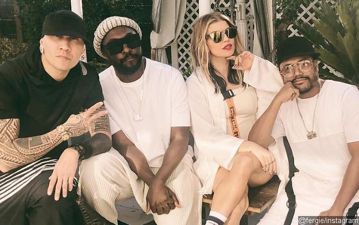 Fergie Reunites With Black Eyed Peas Bandmates for Independence Day