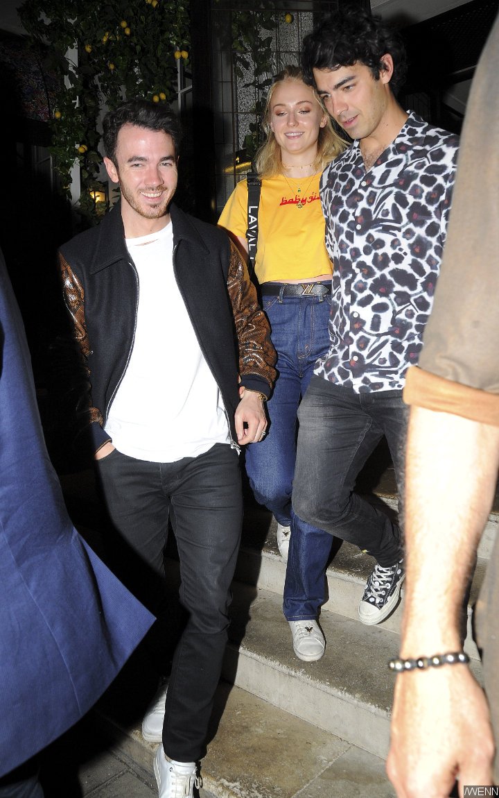 Joe Jonas and Sophie Turner Are Joined by Kevin Jonas on Double Date With Nick Jonas and Priyanka Chopra