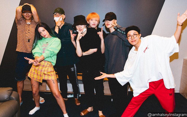Halsey and BTS Hang Out in South Korea